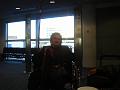 Great Grandma at Seattle Airport 1